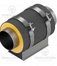 Скользящая опора СПО 108/200.150 подкладная для труб в ППУ